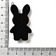 Flocky Resin Pendants&nbsp;RESI-E059-03B-3