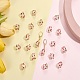 20Pcs Handmade Foil Lampwork Bumpy Beads&nbsp;FOIL-SZ0001-01-8