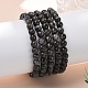 Natural Larvikite Bead Stretch Bracelets&nbsp;BJEW-K212-A-046-2