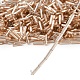 ガラス竹ビーズ  銀並ぶ  小麦  6~8x1.8mm  穴：0.6mm  10000個/ポンド&nbsp;TSDB6MM39A-4