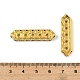 Brass Crystal Rhinestone Spacer Bars&nbsp;RB-T019-01A-G-3