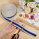 Polyester Striped Ribbon&nbsp;SRIB-WH0029-007C-3