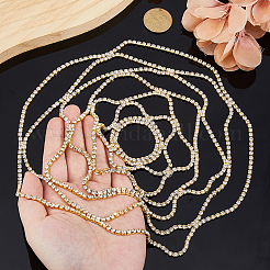 Alloy Rhinestone Headband&nbsp;OHAR-WH0011-64G