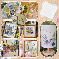 Dried Embossed Paper&nbsp;DIY-WH0622-646C