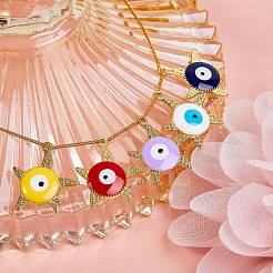 16Pcs 8 Colors Alloy Enamel Pendants&nbsp;ENAM-SZ0001-38LG