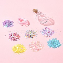 Star Heart PVC Plastic Paillette/Sequins Beads Wish Bottle DIY Making Kits&nbsp;DIY-FS0007-59