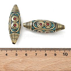Handmade Tibetan Style Beads&nbsp;KK-Z157-09AG-04