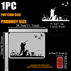 Plastic Hollow Out Drawing Painting Stencils Templates&nbsp;DIY-WH0396-846