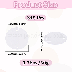 50G Ornament Accessories PVC Paillette/Sequins Pendants&nbsp;PVC-CY0001-01B