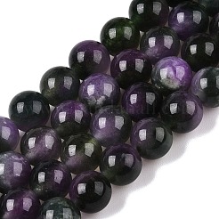 Dyed Natural White Jade Beads Strands&nbsp;G-T138-8mm-210-3