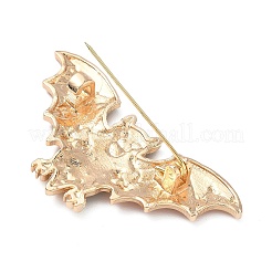 ハロウィンエナメルピン  バックパック用合金ラペルピン  バット  28x52mm&nbsp;JEWB-G041-01D