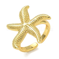 Brass Cuff Rings for Women&nbsp;RJEW-A083-01G