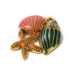 304 Stainless Steel Enamel Pendants&nbsp;STAS-G386-06G