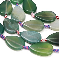 Natural Banded Agate/Striped Agate Beads Strands&nbsp;GG-CBA367E-01A