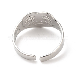 Non-Tarnish 304 Stainless Steel Cuff Finger Rings&nbsp;RJEW-L107-014P