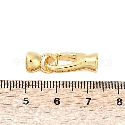 Brass Fold Over Clasps&nbsp;KK-U016-25G