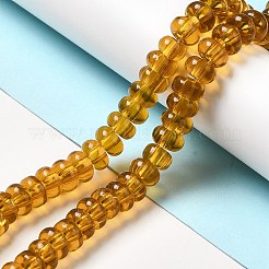 Transparent Glass Beads Strands&nbsp;LAMP-G156-20P