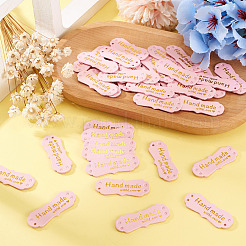 40Pcs PU Leather Craft Label Tags&nbsp;DIY-TADJ0001-22F