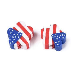 Independence Day Handmade Polymer Clay Beads&nbsp;CLAY-Q253-11A