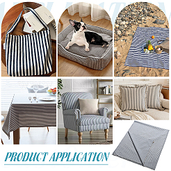 Stripe Linen Fabric&nbsp;DIY-PH0038-02B