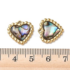Natural Paua Shell Pendants&nbsp;STAS-G397-16G-02