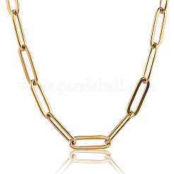 304 Stainless Steel Paperclip Chains&nbsp;CHS-CJ0001-02G