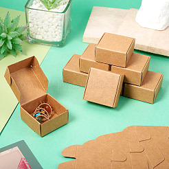 紙製の折りたたみボックス  段ボール箱  私書箱  正方形  バリーウッド  4.1x3.8x2cm&nbsp;CON-TAC0010-93A