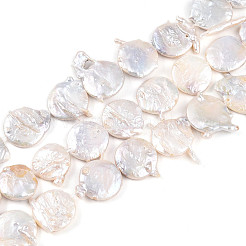 Natural Baroque Keshi Pearl Beads Strands&nbsp;PEAR-S018-06F-01