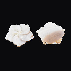 Natural Freshwater Shell Carved Pendants&nbsp;SHEL-N038-15