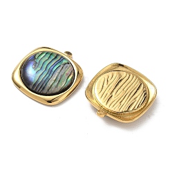 Natural Paua Shell Pendants&nbsp;STAS-G397-11G-02