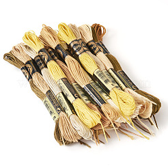 22 Bundles 22 Colors Autumn Themed Polyester Embroidery Floss&nbsp;OCOR-TA0002-80