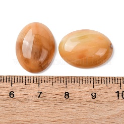 天然のマルチカラー瑪瑙カボション  オーバル  20~20.8x15~15.5x5.8~6.5mm&nbsp;G-B080-01A-16A