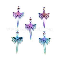 Ion Plating(IP) 201 Stainless Steel Pendant&nbsp;STAS-B027-32MC