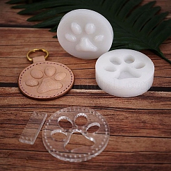 DIY Paw Print Pendant Decoration Making Kits&nbsp;DIY-WH0182-86
