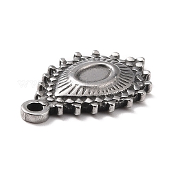 Non-Tarnish 304 Stainless Steel Pendants Cabochons Settings&nbsp;STAS-B024-61P
