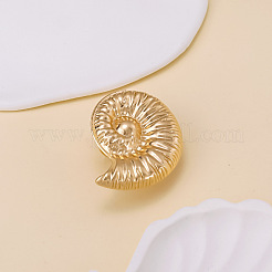 Iron Conch Shape Cuff Open Rings for Women&nbsp;WG2C93B-01