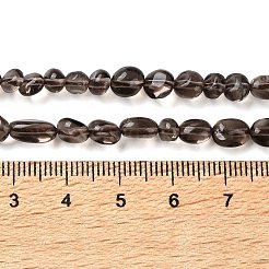 Natural Ice Obsidian Beads Strands&nbsp;G-C268-A07-6x8mm