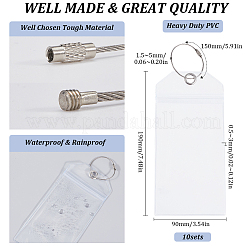 10 Sets Plastic Luggage Tag&nbsp;AJEW-SP0001-28