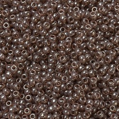 MIYUKIラウンドロカイユビーズ  日本製シードビーズ  11/0  （rr310)ピーチトパーズゴールド光沢  2x1.3mm  穴：0.8mm  約5500個/50g&nbsp;SEED-X0054-RR0310
