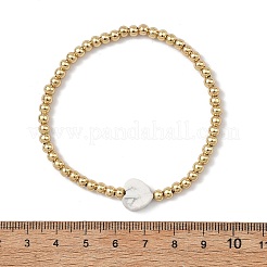 4Pcs 4 Styles Natural Howlite Beads Stretch Bracelets&nbsp;BJEW-JB13873