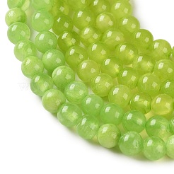 Natural Green Calcite Beads Strands&nbsp;GG-NH0008-A01-6mm-02