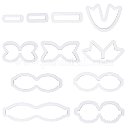 4 Boxs 4 Styles Plastic Molds&nbsp;DIY-SC0030-53B