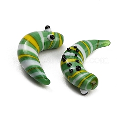Handmade Lampwork Worm Figurines&nbsp;LA-CBA77D3-01H