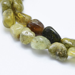 Natural Green Garnet Beads Strands&nbsp;G-K203-05