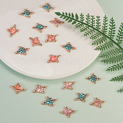 Zinc Alloy Enamel Links connectors&nbsp;ENAM-CJ0001-19