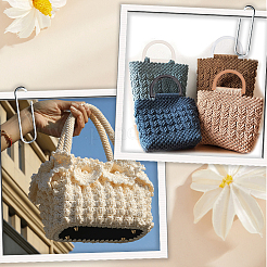 4Pcs 4 Colors PU Leather Oval Bottom&nbsp;FIND-CL0001-79A