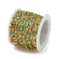 Rack Plating Brass Dapped Chains&nbsp;AJEW-Q153-02G-07