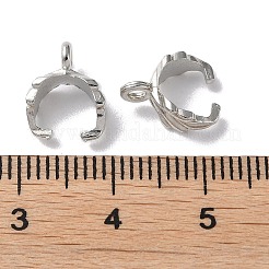 合金アイスピックピンチベイル  プラチナ  11x4.5mm  穴：1.6mm  ピン：1mm&nbsp;FIND-E042-05P
