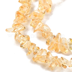 Spray Painted Transparent Glass Beads Strands&nbsp;X-GLAA-P060-01A-10