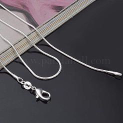 Brass Snake Chain Fine Necklaces&nbsp;NJEW-PH0002-20